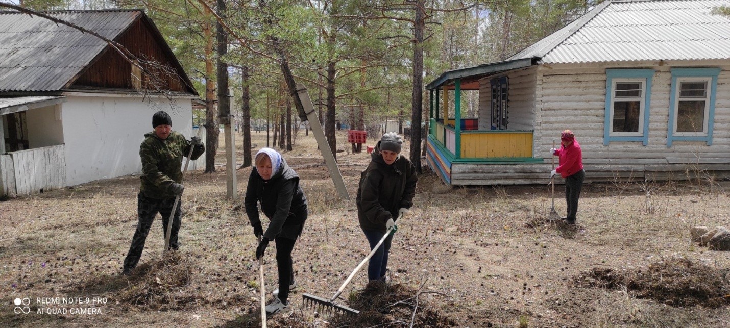 ТОС “Низовское”. Выезд на уборку территории детского лагеря “Черемушки”.