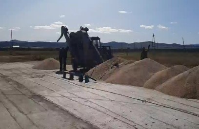 Уборка урожая зерновых