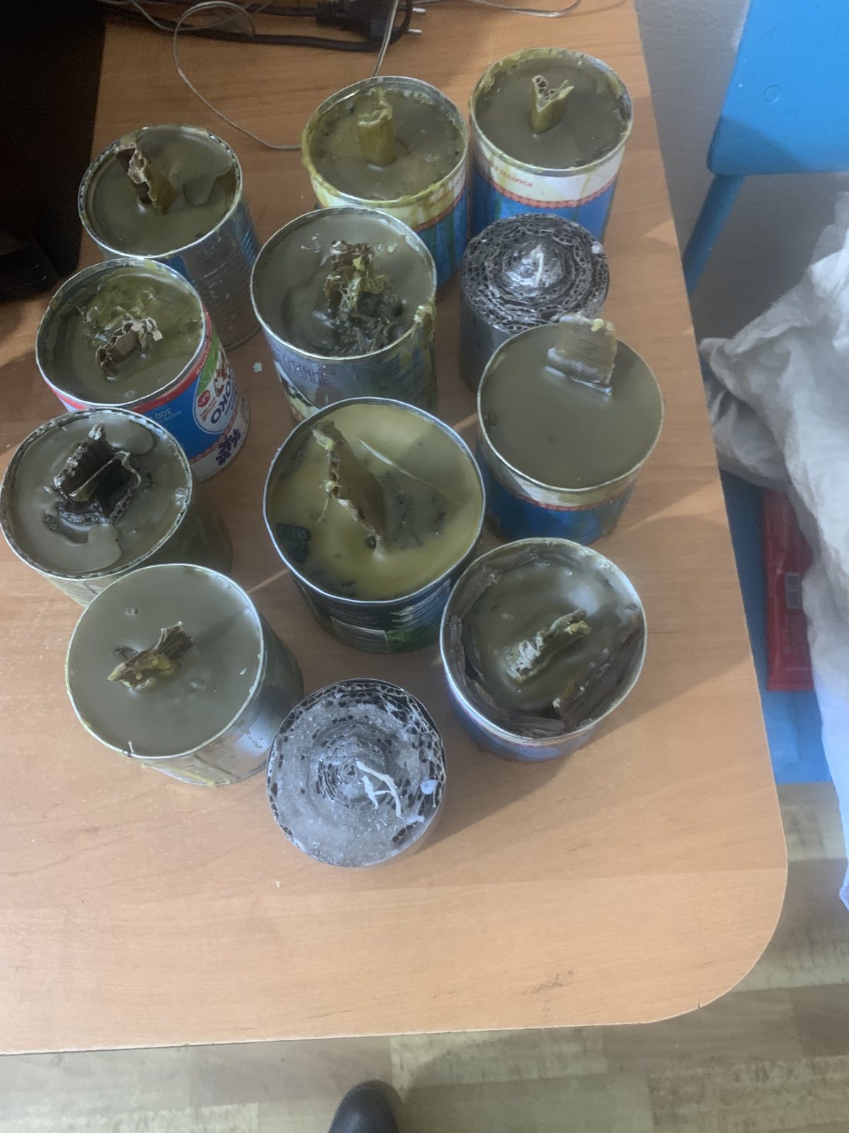 Мы продолжаем изготавливать окопные свечи