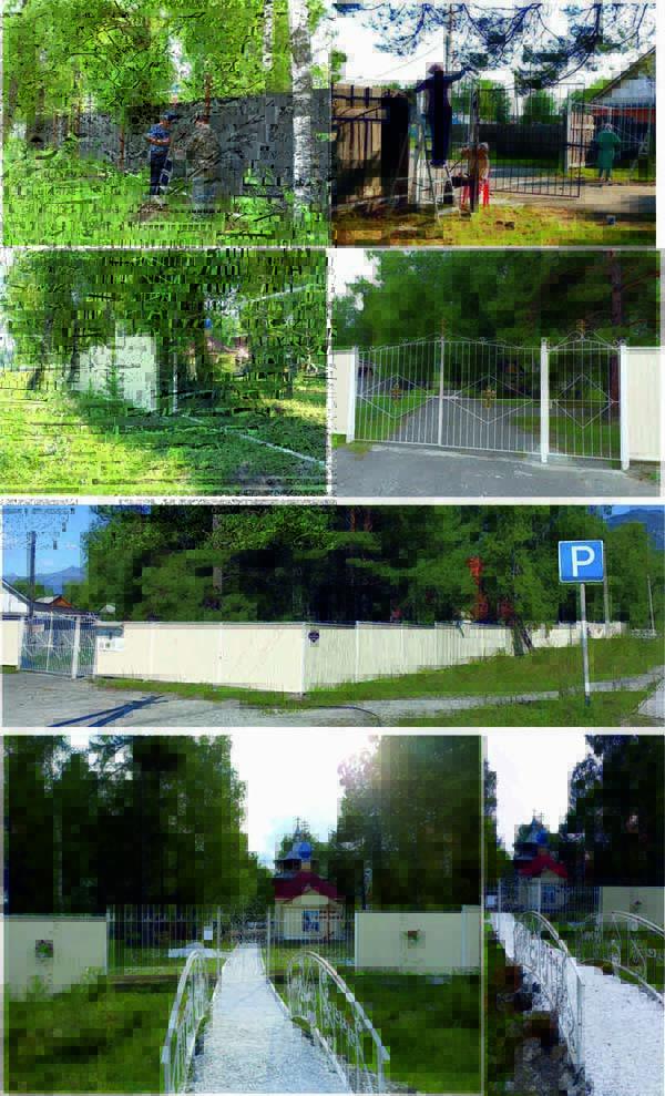 Установка церковной ограды