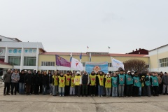 Студенты и преподаватели колледжа поддержали акцию «10 000 шагов к жизни»