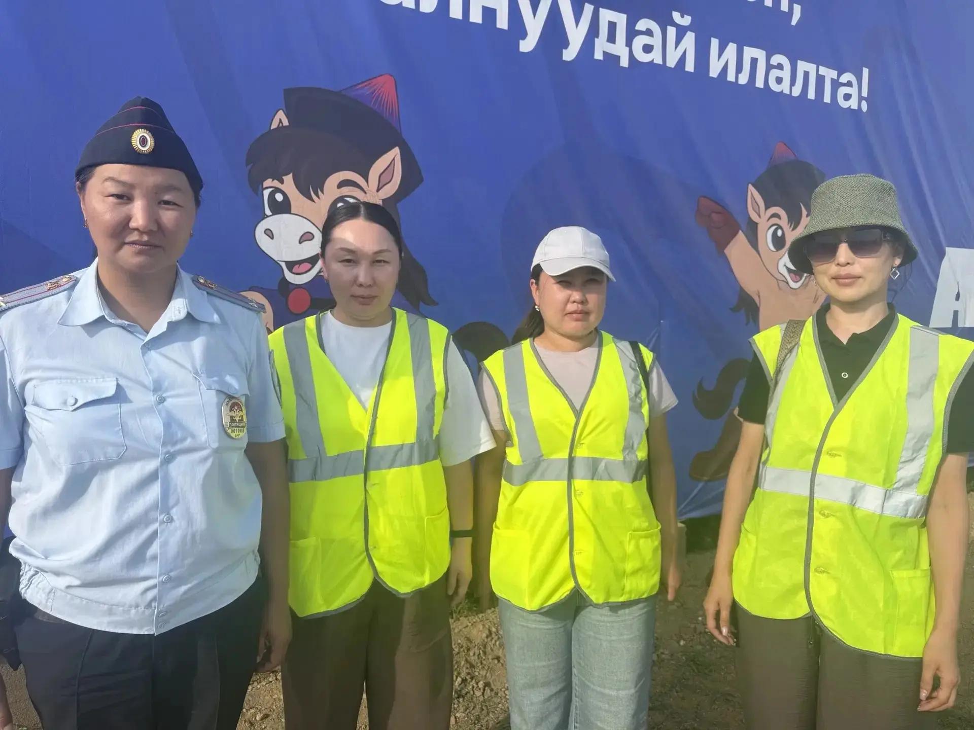 ТОС «Хубисхал 21» — на страже безопасности конных скачек «Алтарганы-2026»!